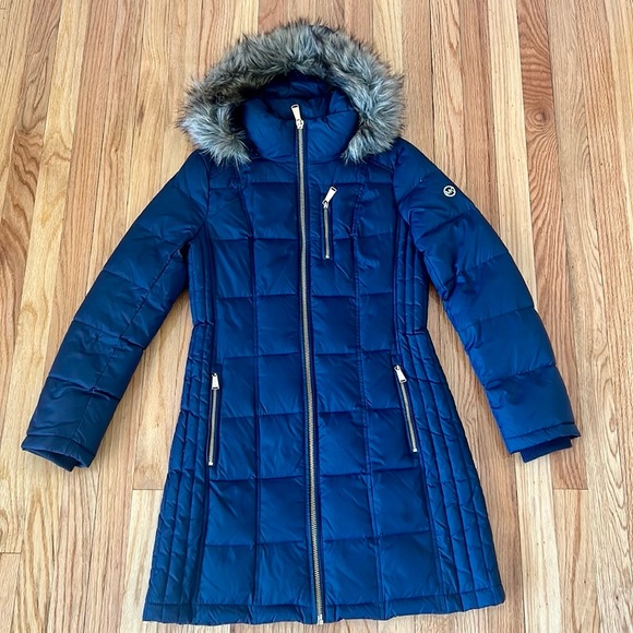 Michael Kors navy long puffer jacket women's
size XS - Picture 12 of 12